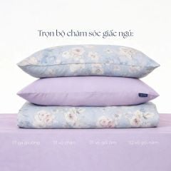 Bộ chăn ga gối Tencel 60s, họa tiết [ Whispers Of Spring ] À ƠI CONCEPT