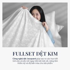  Bộ chăn ga gối | Tencel dệt kim | 5 món | Từ 1m2 - 2m2 | Beige Stripes x Bronze | Mềm mại, Kháng khuẩn, Thấm hút 