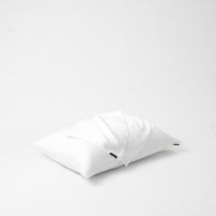  Vỏ gối nằm trơn | Lụa Tencel | 50cmx70cm, 35cmx50cm | Túi lồng ruột | Trắng tinh | À ƠI CONCEPT VGTC000011 