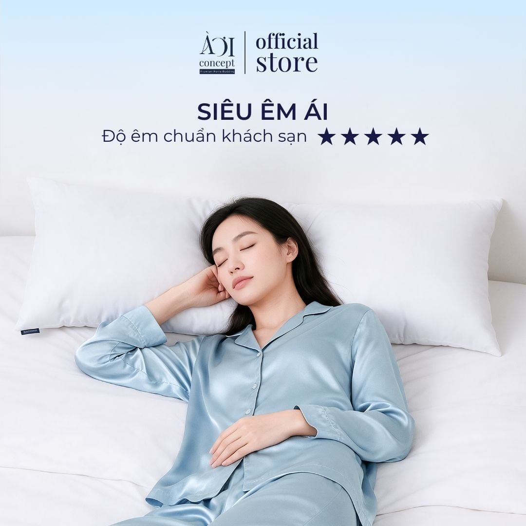  Combo Gối Đôi Comfort Duo và Vỏ Gối Lạnh | 40 x 120cm | Trơn | 6 Màu 