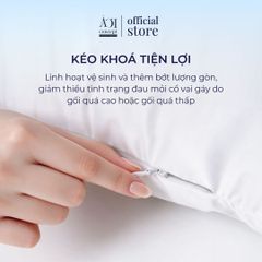  Combo Gối Đôi Comfort Duo và Vỏ Gối Lạnh | 40 x 120cm | Trơn | 6 Màu 