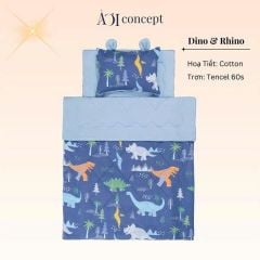 Bộ chăn gối nệm cho bé ( Mền lớn) Tencel 60s, Họa tiết Cotton [ Nhiều Họa Tiết ]