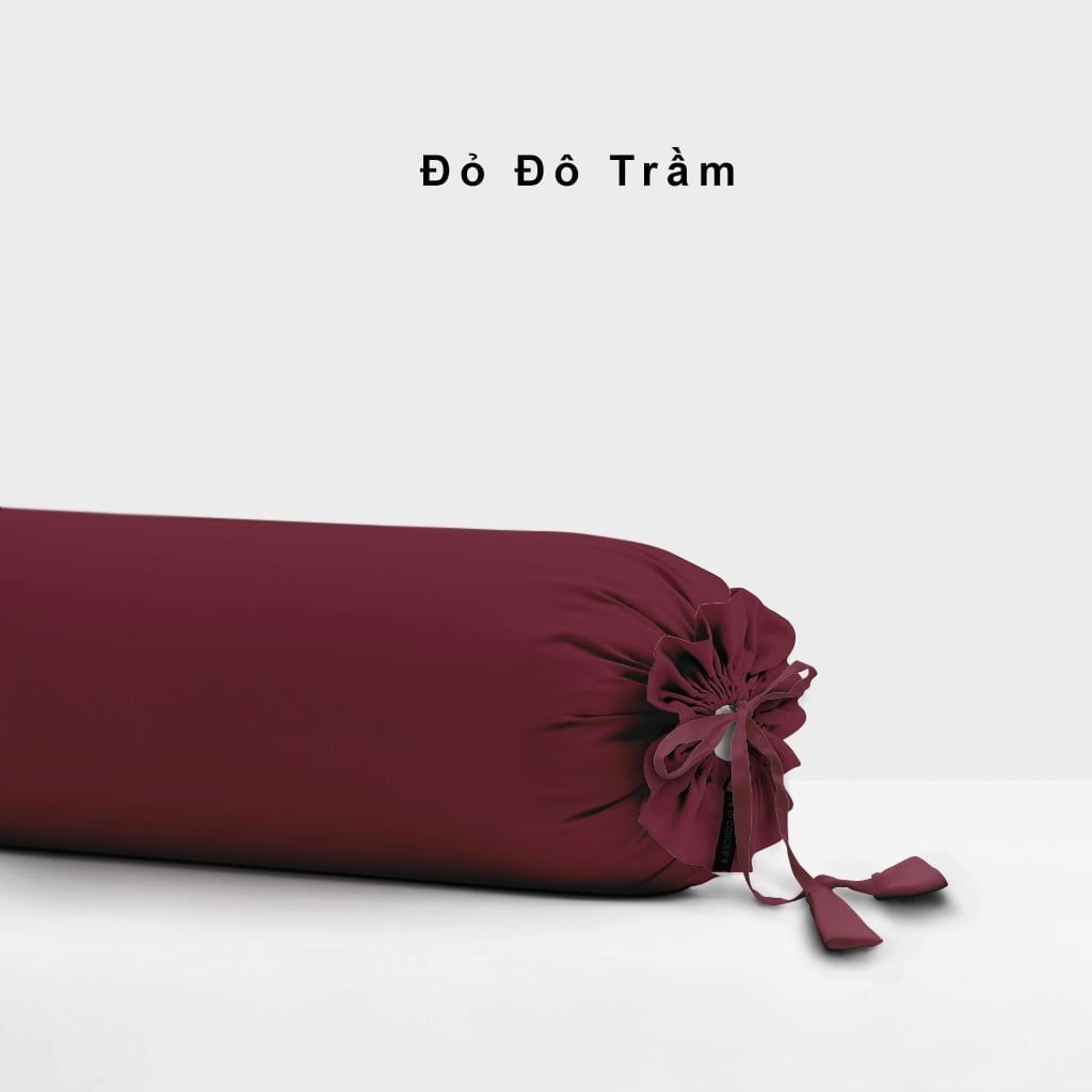 
                    
                    Vỏ gối ôm | Cotton Satin | 37 x 100 cm | Đỏ Đô Trầm
                    
                    