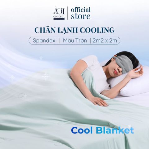  Chăn Lạnh Cool Blanket – Size 2m2 x 2m, Lõi Bông Microfiber Mát Lạnh, Đa Màu Sắc AOICONCEPT CL0001 