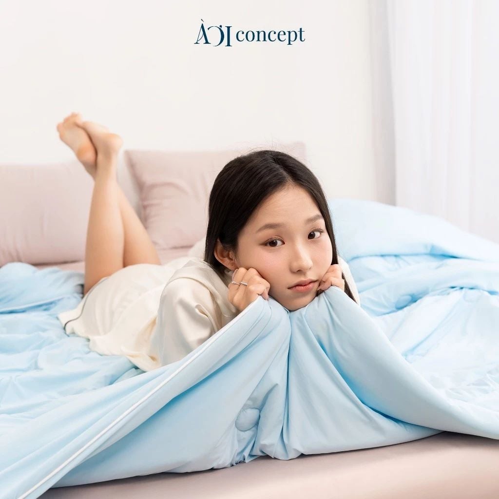  Chăn Mền Lạnh Cool Blanket Lõi Bông Microfiber Mát Lạnh Màu Trơn, Họa Tiết, Phối Màu Từ 1m2, 1m6 Đến 2m2 