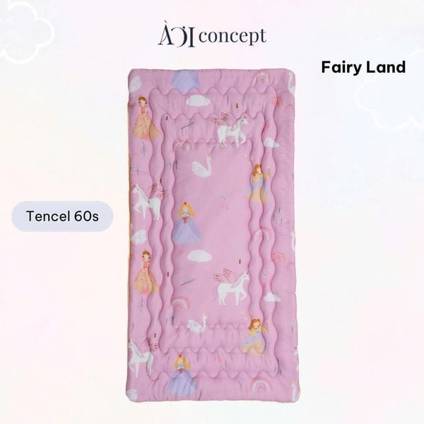  Nệm em bé Tencel 60s, Hoạ tiết [ Fairy Land ] 