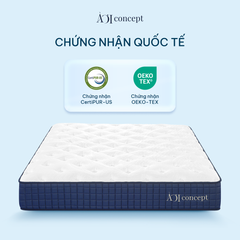  Nệm Hybrid Air | 4 Kích thước | Dày 25 cm | Lò xo đa tầng 
