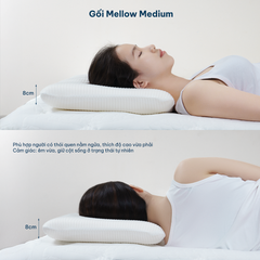  Ruột Gối Nằm Mellow Pillow | Memory Foam | 35x55cm 40x60cm | À Ơi Concept 