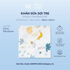  Khăn sữa Muslin Handkerchief Cho Bé - Set 5 Cái 