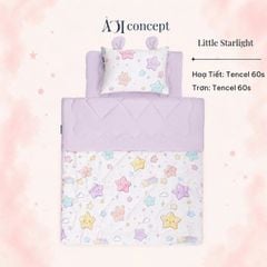  Bộ chăn gối nệm cho bé ( Mền lớn) Tencel 60s [ Nhiều Họa Tiết ] 