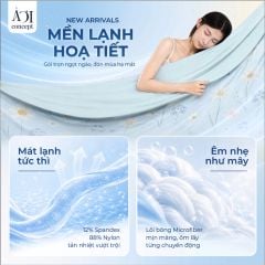  Chăn Mền Lạnh Cool Blanket Lõi Bông Microfiber Mát Lạnh Màu Trơn, Họa Tiết, Phối Màu Từ 1m2, 1m6 Đến 2m2 