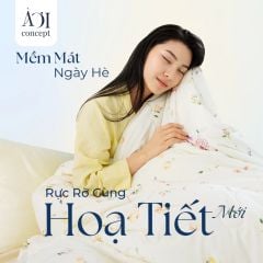  Chăn Mền Lạnh Cool Blanket Lõi Bông Microfiber Mát Lạnh Màu Trơn, Họa Tiết, Phối Màu Từ 1m2, 1m6 Đến 2m2 