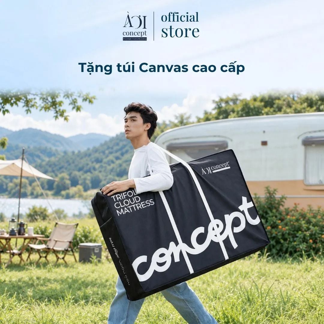  Nệm gấp 3 Trifold Mattress AOICONCEPT | 3 Kích thước | Dày 8 cm | Êm ái, nâng đỡ cơ thể 