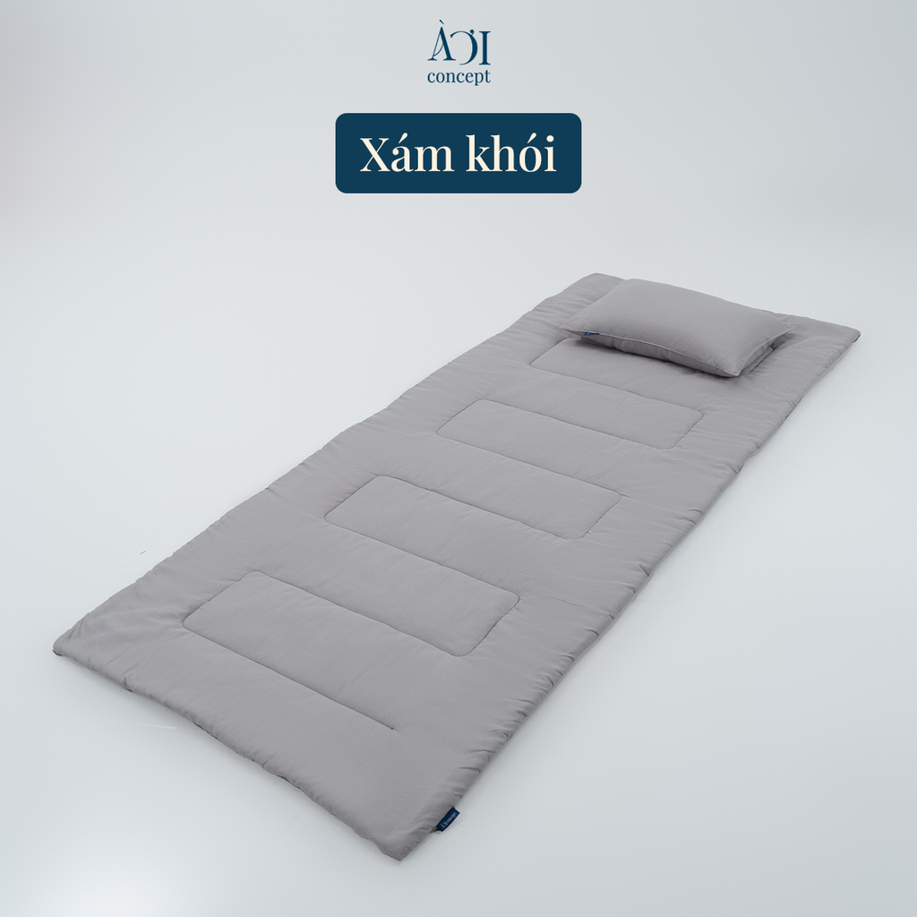 Tấm chiếu ngủ văn phòng Tencel Microfiber 80x195 – Gấp gọn, mềm mát, dễ giặt À Ơi Concept CNVP0001