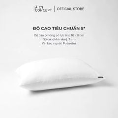  Ruột Gối Nằm Bông Hạt Deluxe | Nhân Tạo Mềm Mại| Độ Bền Cao, Chống Dị Ứng 