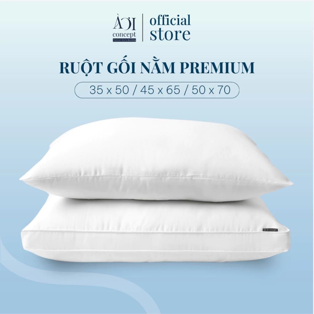  [Quà tặng Combo] Tặng túi lưới giặt & Ruột gối nằm Premium 