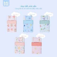  Chăn gối ngủ cho bé đi học Bebe Cool Chất liệu mát lạnh Nylon Spandex 