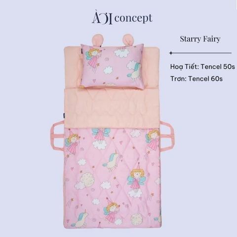Bộ chăn gối nệm cho bé Tencel 60s, Họa tiết Tencel 50s [Nhiều Họa Tiết]