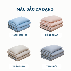  Tấm chiếu ngủ văn phòng Tencel Microfiber 80x195 – Gấp gọn, mềm mát, dễ giặt À Ơi Concept CNVP0001 