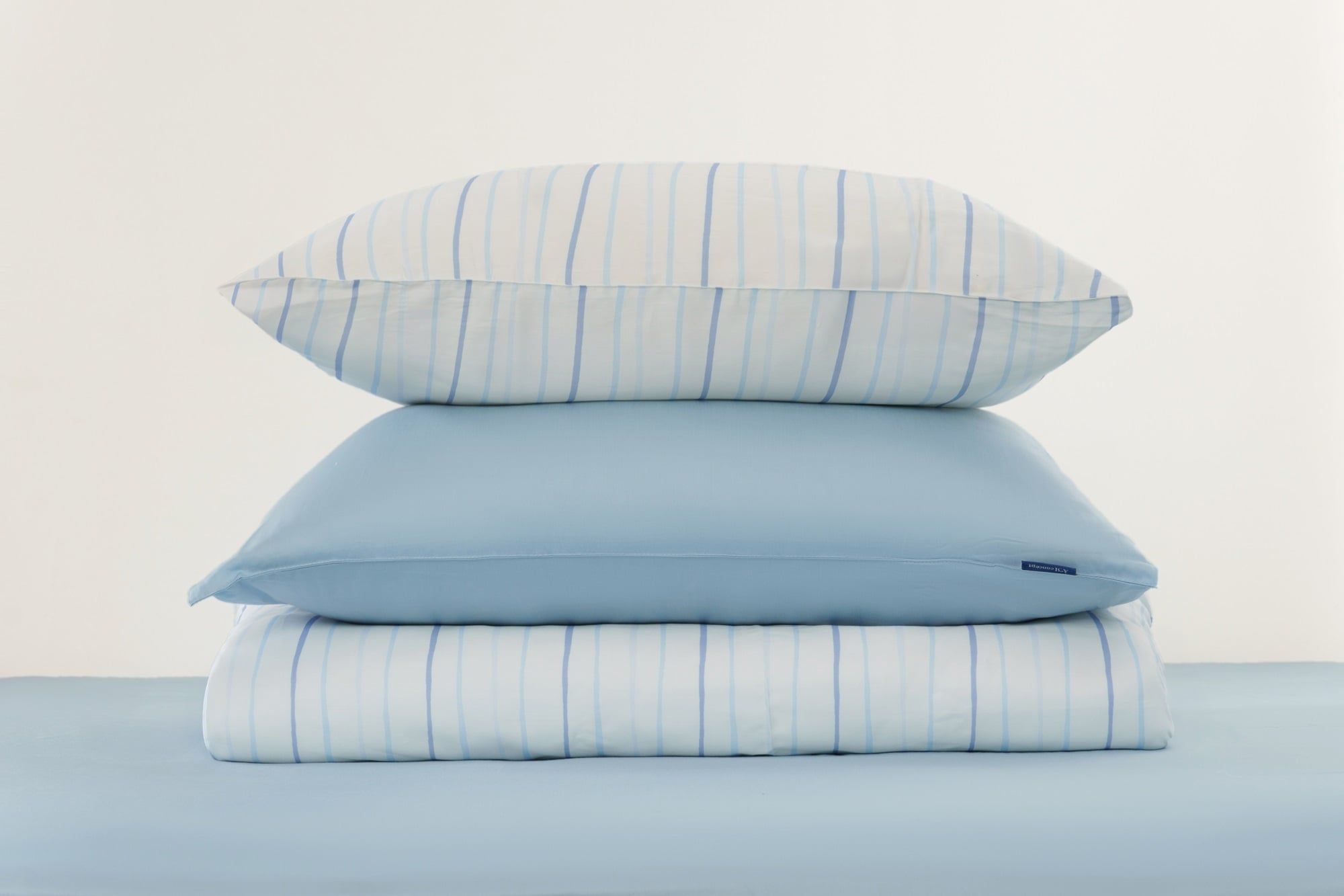  Bộ chăn ga gối Tencel 60s, họa tiết [ Cloud Stripes ] 