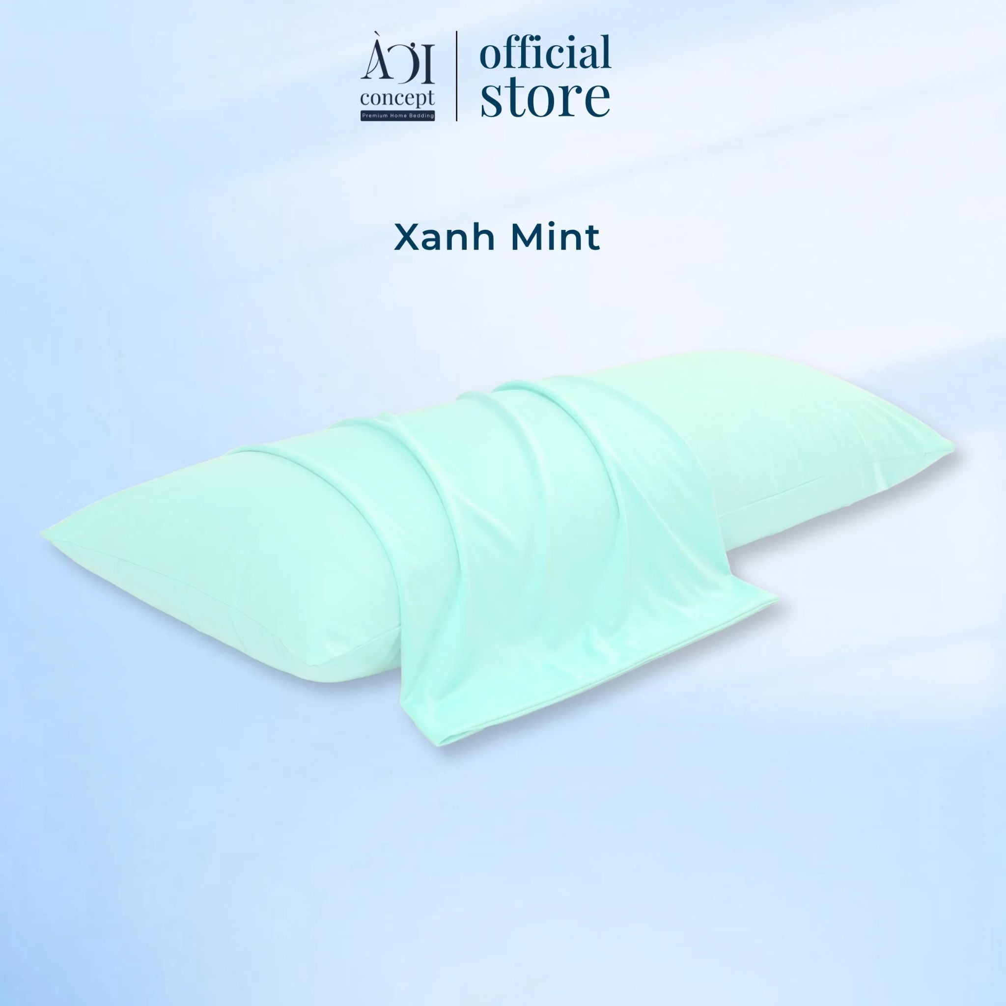  Vỏ Gối Đôi Lạnh Hydro Ice | 40 x 120 | Trơn | Nylon | Bọc Gối Làm Mát Tự Nhiên 