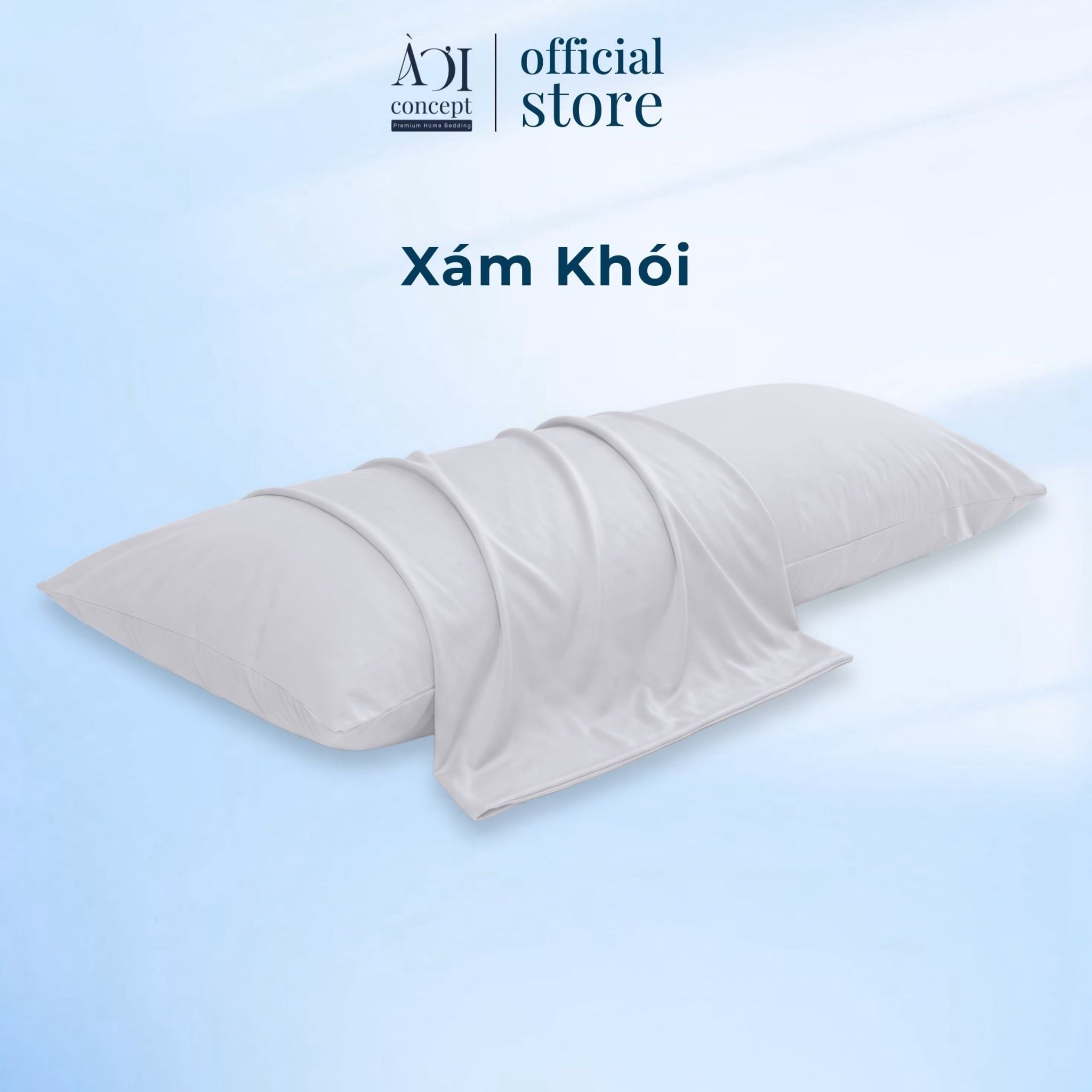  Combo Gối Đôi Comfort Duo và Vỏ Gối Lạnh | 40 x 120cm | Trơn | 6 Màu 
