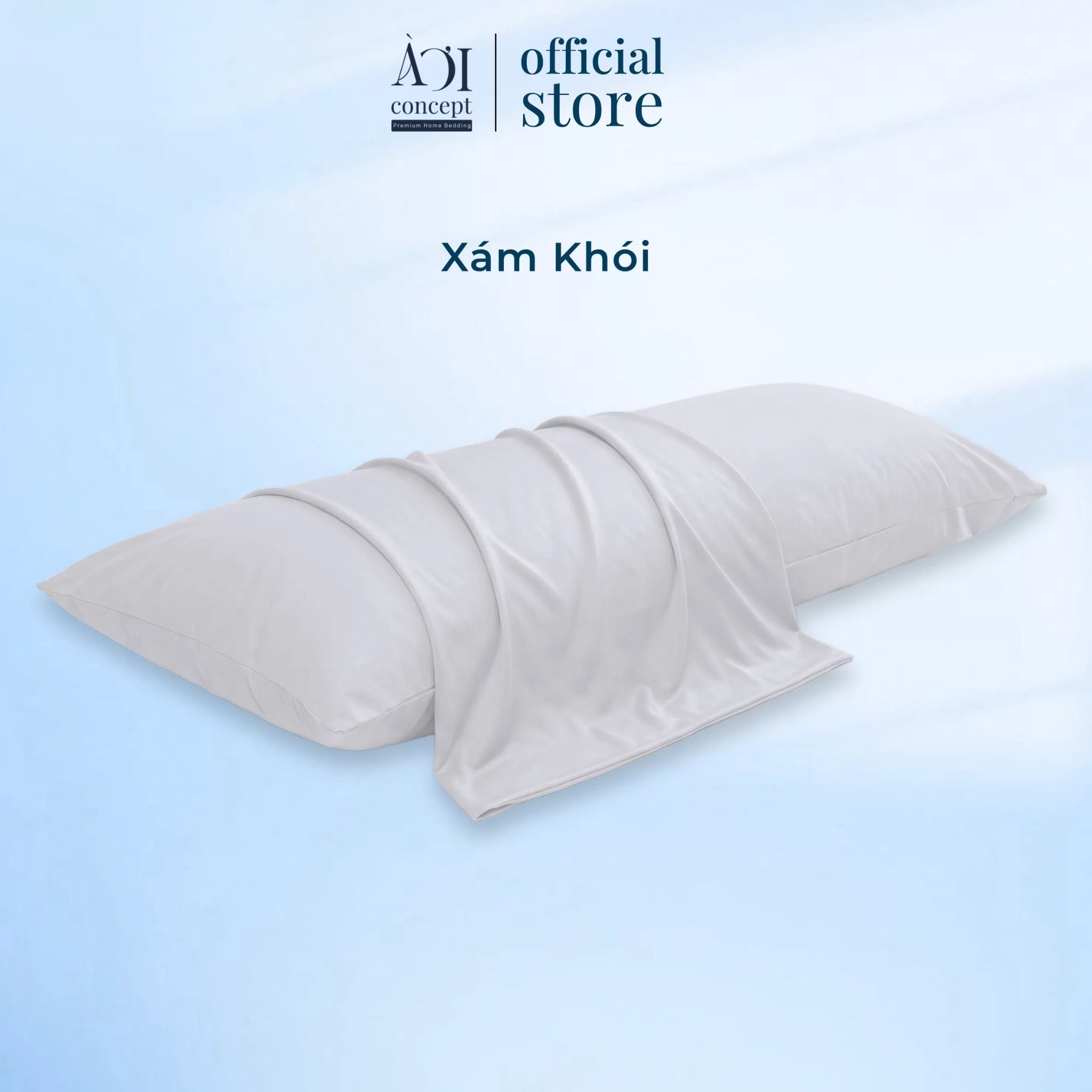  Vỏ Gối Đôi Lạnh Hydro Ice | 40 x 120 | Trơn | Nylon | Bọc Gối Làm Mát Tự Nhiên 
