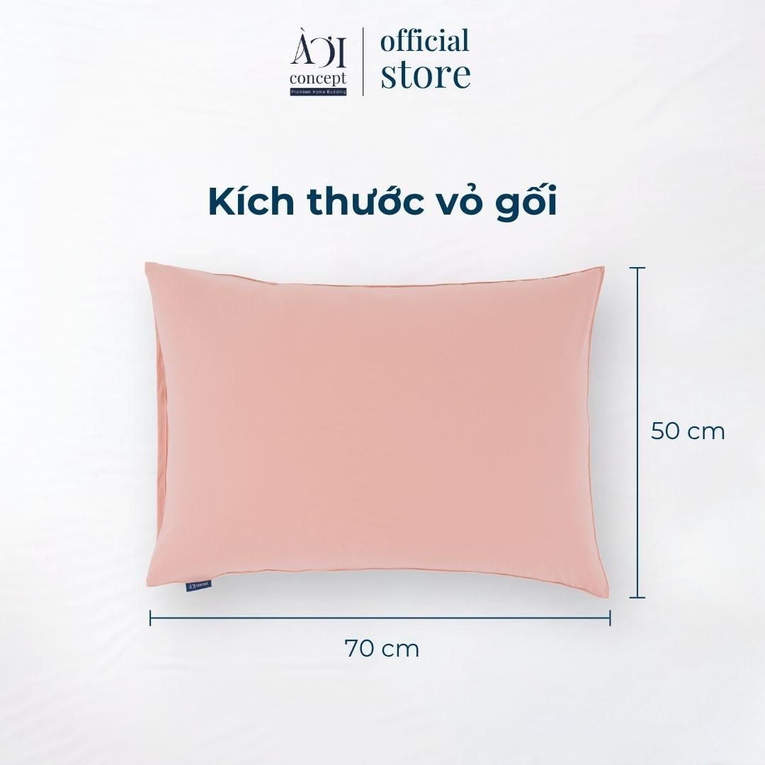  Vỏ gối nằm lạnh Hydro Ice | 35 x 50cm, 50x 70cm | 6 màu trơn 