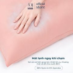  Vỏ gối nằm lạnh Hydro Ice | 35 x 50cm, 50x 70cm | 6 màu trơn 