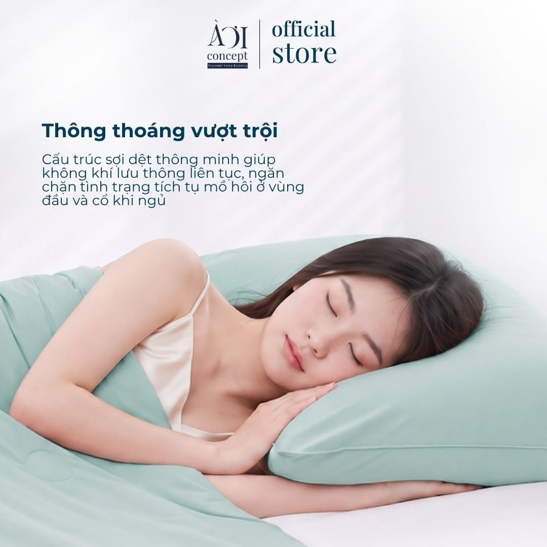  Vỏ gối nằm lạnh Hydro Ice | 35 x 50cm, 50x 70cm | 6 màu trơn 