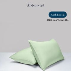 Vỏ Gối Nằm Lụa Tencel 50S Cao Cấp | 50x70 cm | 11 Màu | Mềm Mại, Êm Ái | À Ơi Concept 