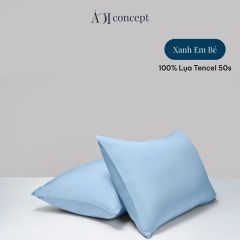  Vỏ Gối Nằm Lụa Tencel 50S Cao Cấp | 50x70 cm | 11 Màu | Mềm Mại, Êm Ái | À Ơi Concept 