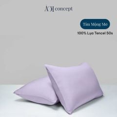  Vỏ Gối Nằm Lụa Tencel 50S Cao Cấp | 50x70 cm | 11 Màu | Mềm Mại, Êm Ái | À Ơi Concept 