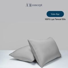  Vỏ Gối Nằm Lụa Tencel 50S Cao Cấp | 50x70 cm | 11 Màu | Mềm Mại, Êm Ái | À Ơi Concept 