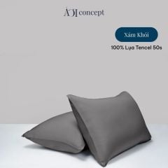  Vỏ Gối Nằm Lụa Tencel 50S Cao Cấp | 50x70 cm | 11 Màu | Mềm Mại, Êm Ái | À Ơi Concept 
