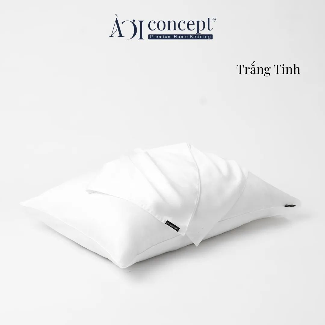  Vỏ Gối Nằm Tencel 60S Cao Cấp | 50cmx70cm, 35cmx50cm | 23 Màu | Mềm Mại, Êm Ái | À Ơi Concept 