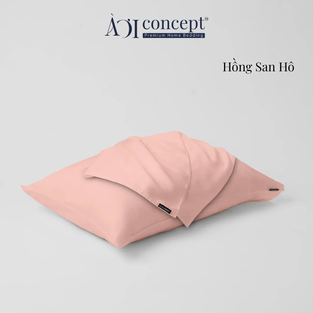  Vỏ Gối Nằm Tencel 60S Cao Cấp | 50cmx70cm, 35cmx50cm | 23 Màu | Mềm Mại, Êm Ái | À Ơi Concept 