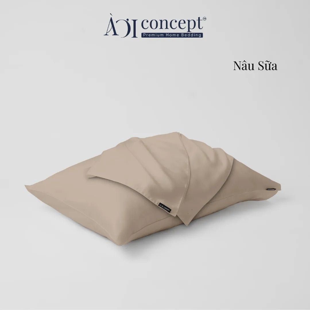  Vỏ Gối Nằm Tencel 60S Cao Cấp | 50cmx70cm, 35cmx50cm | 23 Màu | Mềm Mại, Êm Ái | À Ơi Concept 