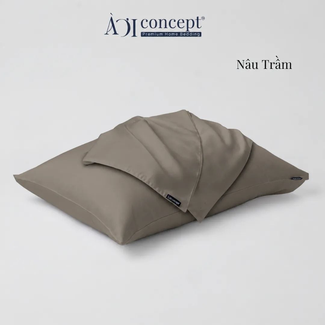  Vỏ Gối Nằm Tencel 60S Cao Cấp | 50cmx70cm, 35cmx50cm | 23 Màu | Mềm Mại, Êm Ái | À Ơi Concept 
