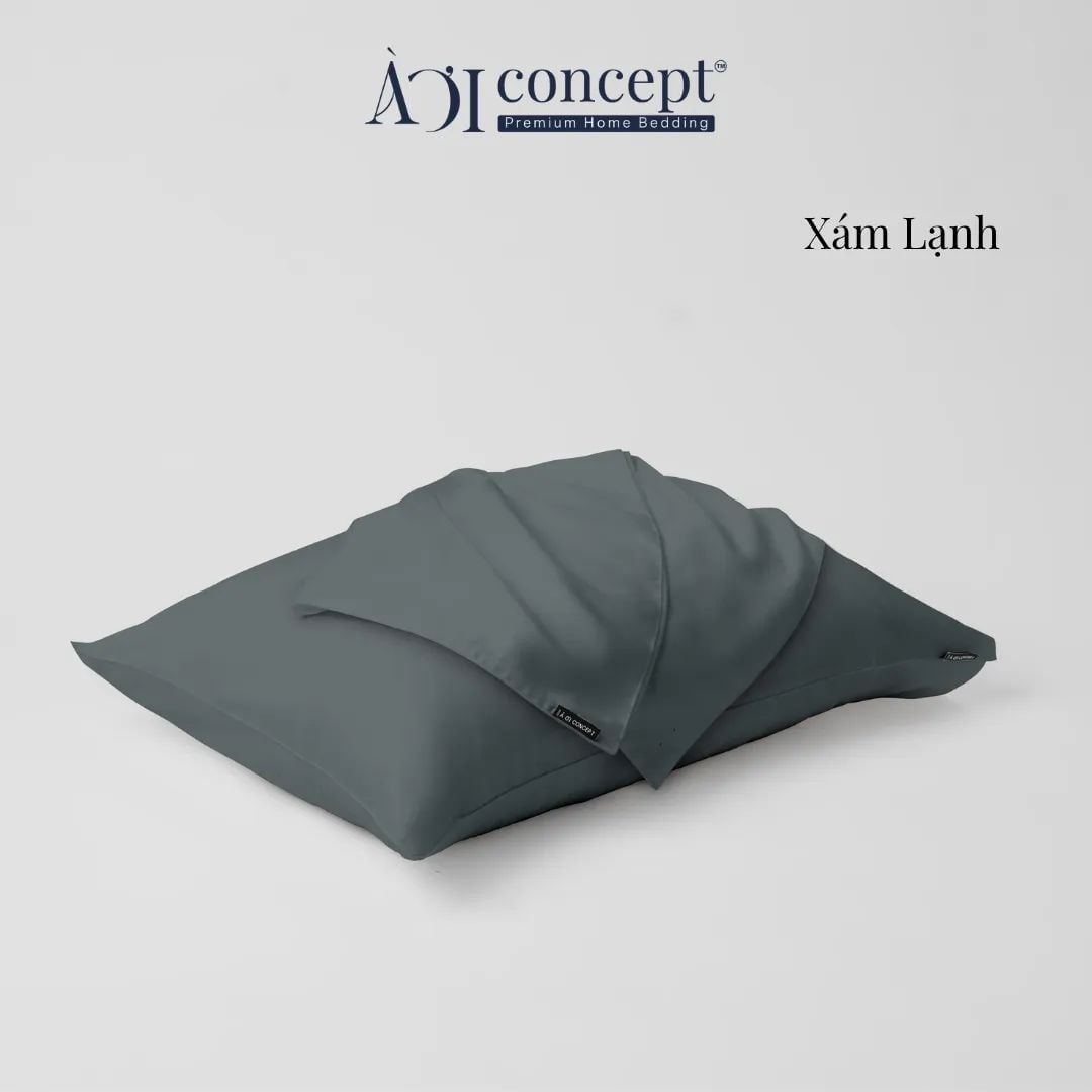  Vỏ Gối Nằm Tencel 60S Cao Cấp | 50cmx70cm, 35cmx50cm | 23 Màu | Mềm Mại, Êm Ái | À Ơi Concept 
