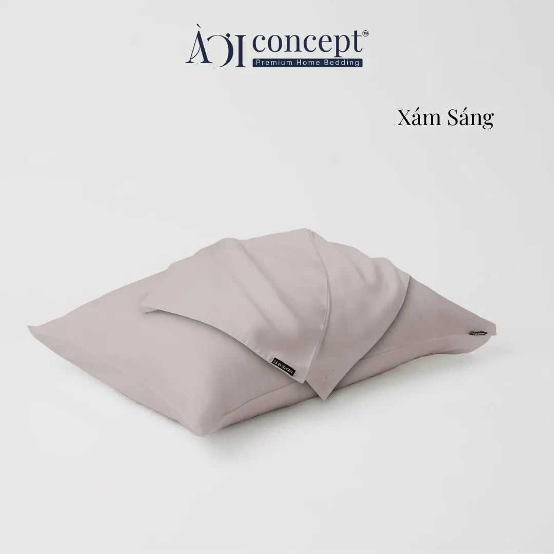  Vỏ Gối Nằm Tencel 60S Cao Cấp | 50cmx70cm, 35cmx50cm | 23 Màu | Mềm Mại, Êm Ái | À Ơi Concept 