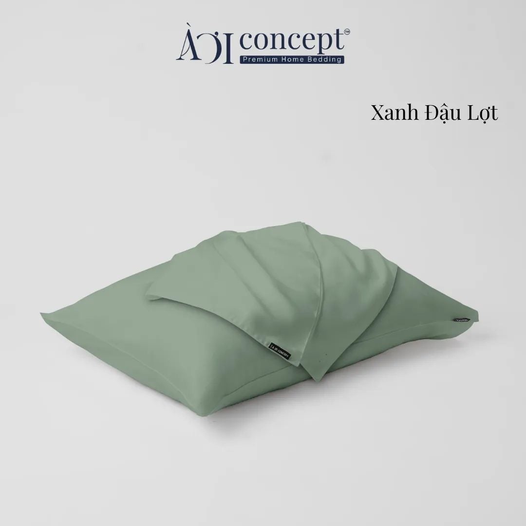  Vỏ Gối Nằm Tencel 60S Cao Cấp | 50cmx70cm, 35cmx50cm | 23 Màu | Mềm Mại, Êm Ái | À Ơi Concept 