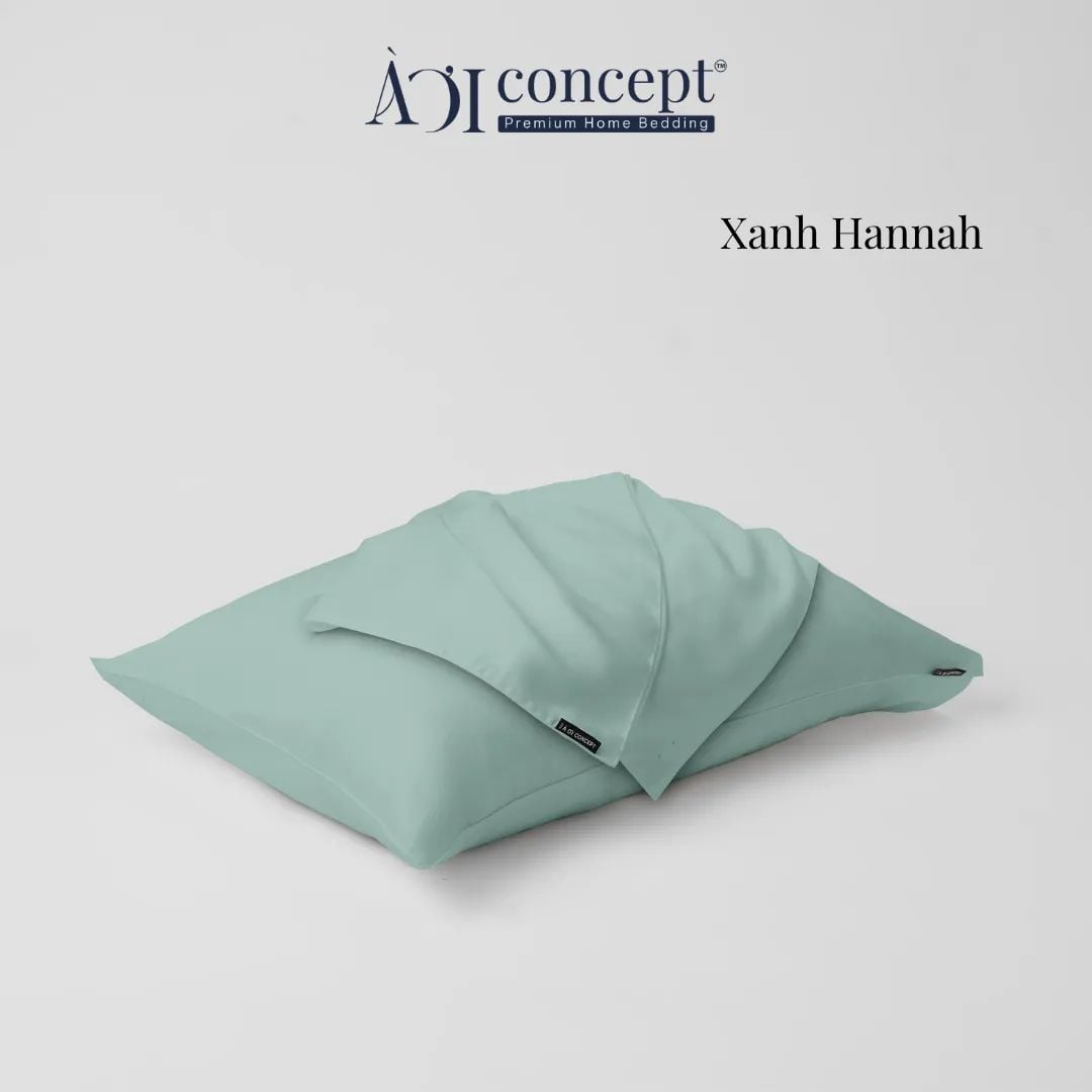  Vỏ Gối Nằm Tencel 60S Cao Cấp | 50cmx70cm, 35cmx50cm | 23 Màu | Mềm Mại, Êm Ái | À Ơi Concept 