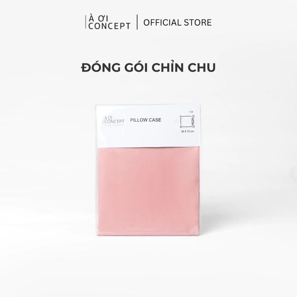  Vỏ Gối Nằm Tencel 60S Cao Cấp | 50cmx70cm, 35cmx50cm | 23 Màu | Mềm Mại, Êm Ái | À Ơi Concept 