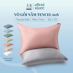  Vỏ Gối Nằm Tencel 60S Cao Cấp | 50cmx70cm, 35cmx50cm | 23 Màu | Mềm Mại, Êm Ái | À Ơi Concept 