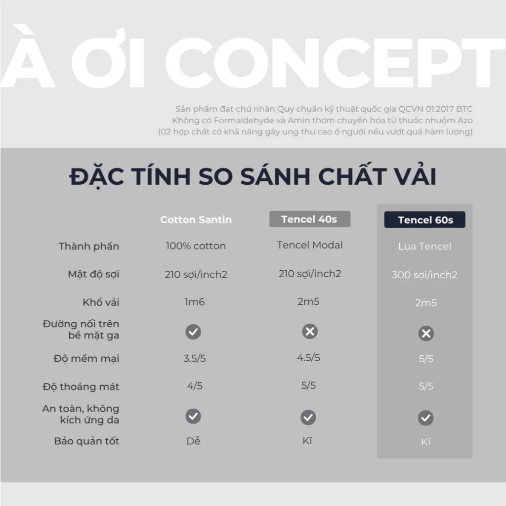 Vỏ gối nằm trơn | Cotton Satin Hàn Quốc | 50cmx70cm | Xám Ghi | Mềm mại | VGCT0013 | À Ơi Concept