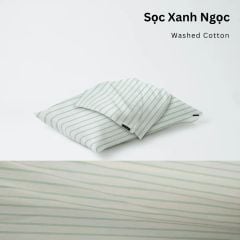  Vỏ Gối Nằm Washed Cotton Cao Cấp | 50x70 cm | 21 Màu | Mềm Mại, Êm Ái | À Ơi Concept 