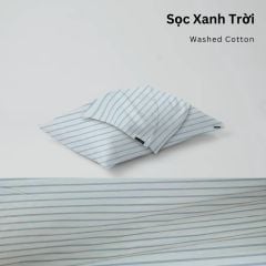  Vỏ Gối Nằm Washed Cotton Cao Cấp | 50x70 cm | 21 Màu | Mềm Mại, Êm Ái | À Ơi Concept 