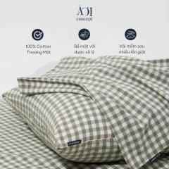  Vỏ Gối Nằm Washed Cotton Cao Cấp | 50x70 cm | 21 Màu | Mềm Mại, Êm Ái | À Ơi Concept 