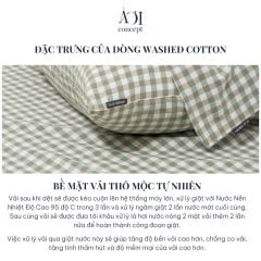 Vỏ Gối Nằm Washed Cotton Cao Cấp | 50x70 cm | 21 Màu | Mềm Mại, Êm Ái | À Ơi Concept